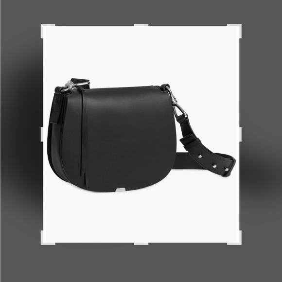 All Saints Other - ALL SAINTS CAPTAIN Round crossbody leather saddle bag.